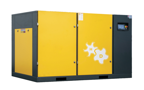 Dual Stage Compression PM VSD Screw Air Compressor with Centrifugal Fan