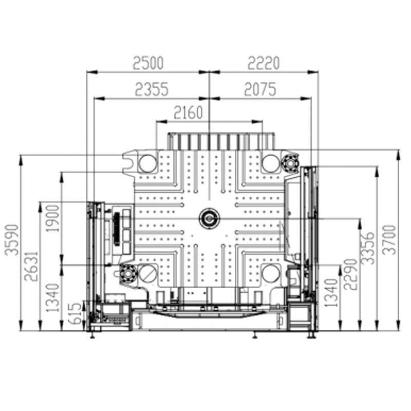 BORCHE Two-Platen Injection Molding Machine