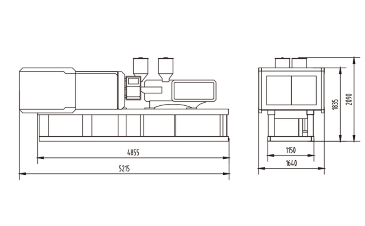HighSun Two Color Injection Molding Machine