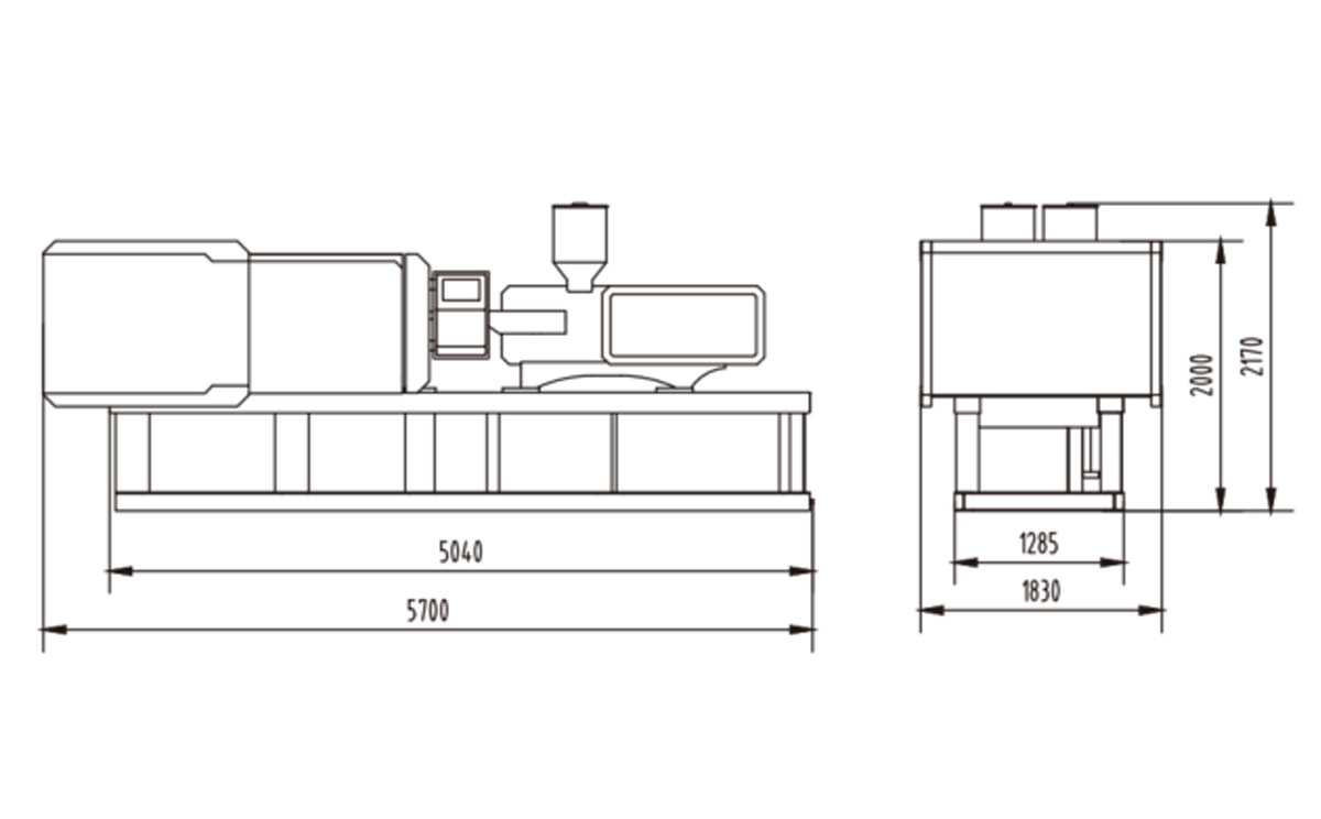 HighSun Two Color Injection Molding Machine