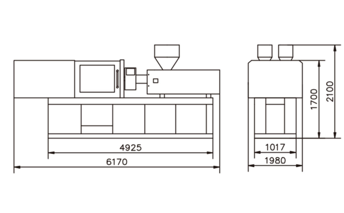 HighSun Two Color Injection Molding Machine