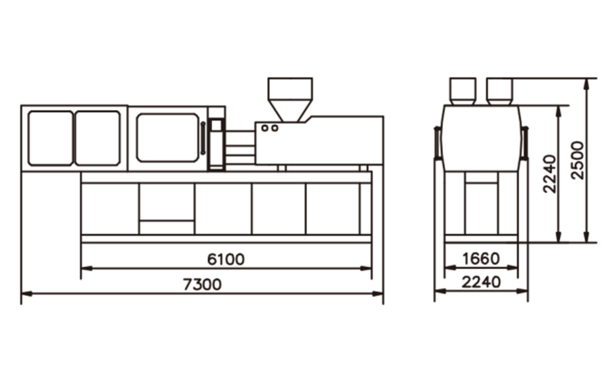 HighSun Two Color Injection Molding Machine
