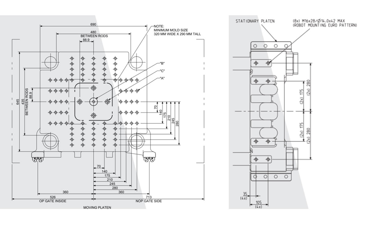 Milacron Q-Accupack Molding Machine