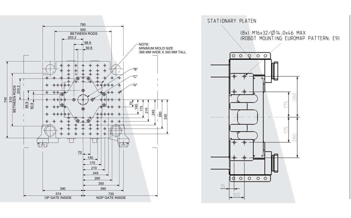 Milacron Q-Accupack Molding Machine