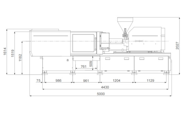 Union Plastic All Electric Injection Molding Machine