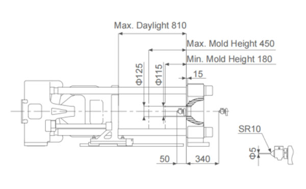 Union Plastic All Electric Injection Molding Machine