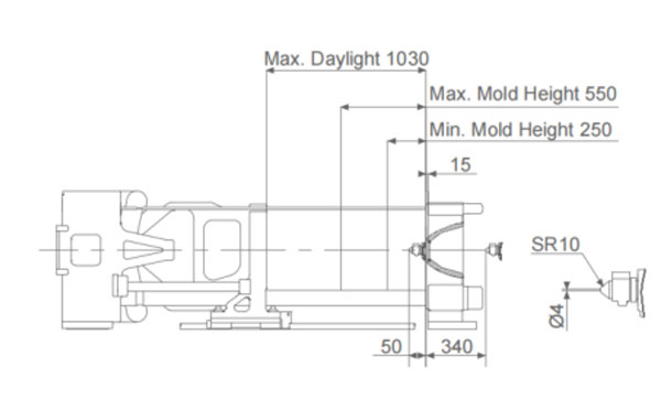 Union Plastic All Electric Injection Molding Machine