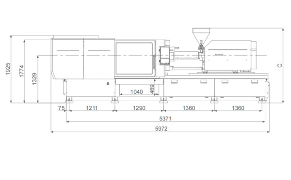 Union Plastic All Electric Injection Molding Machine