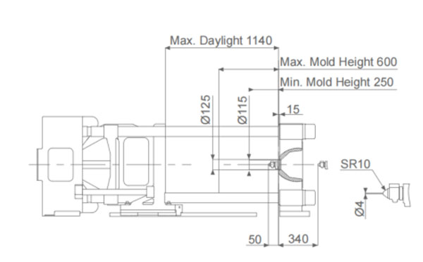 Union Plastic All Electric Injection Molding Machine