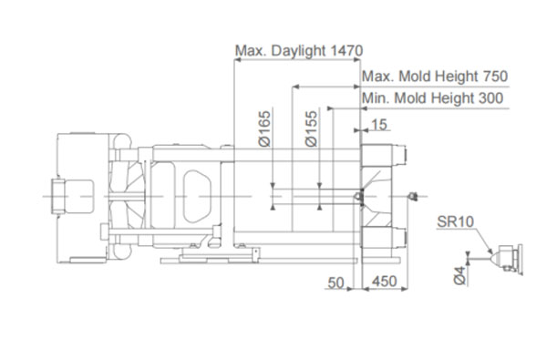 Union Plastic All Electric Injection Molding Machine