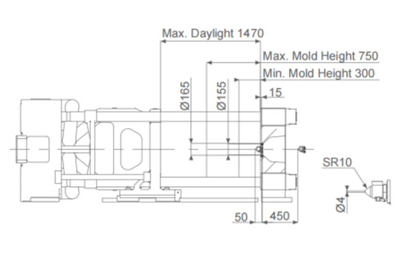 Union Plastic All Electric Injection Molding Machine
