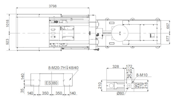 Union Plastic All Electric Injection Molding Machine