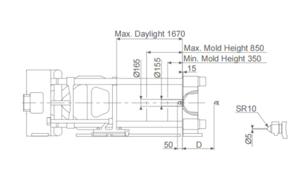 Union Plastic All Electric Injection Molding Machine