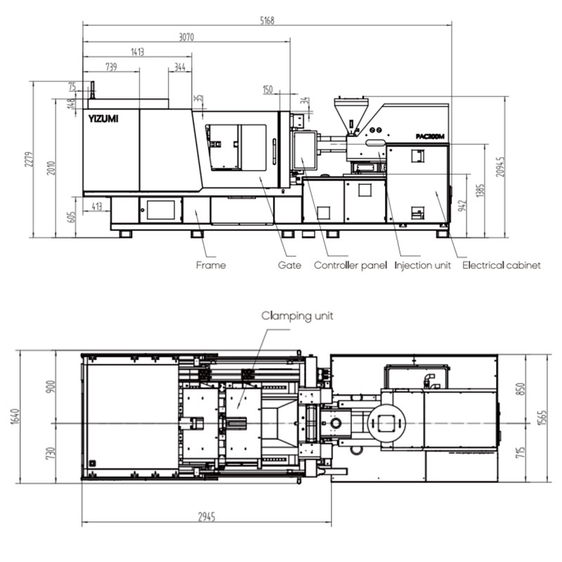 YIZUMI Injection Molding Machine