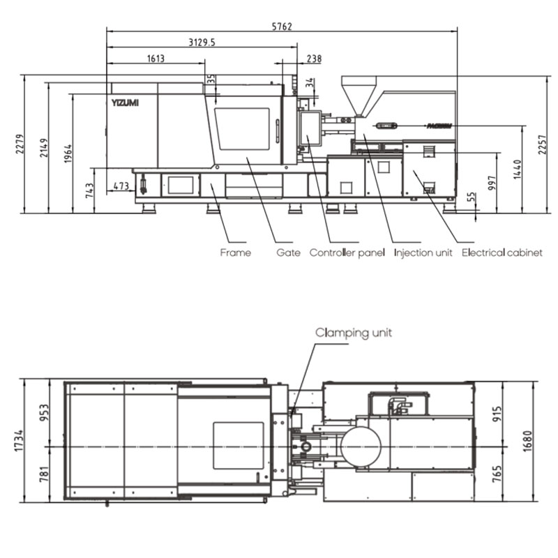 YIZUMI Injection Molding Machine