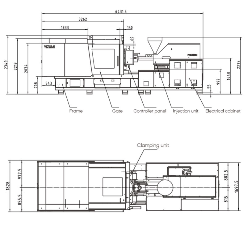 YIZUMI Injection Molding Machine