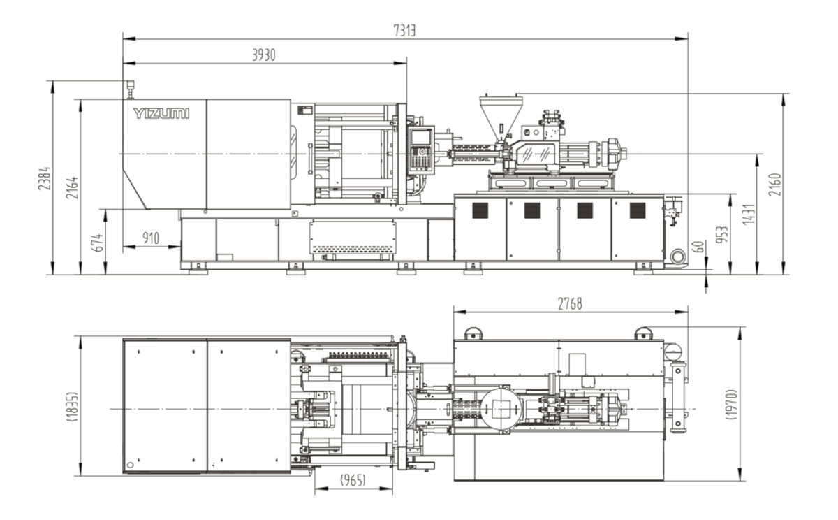 Yizumi High Speed injection molding machine