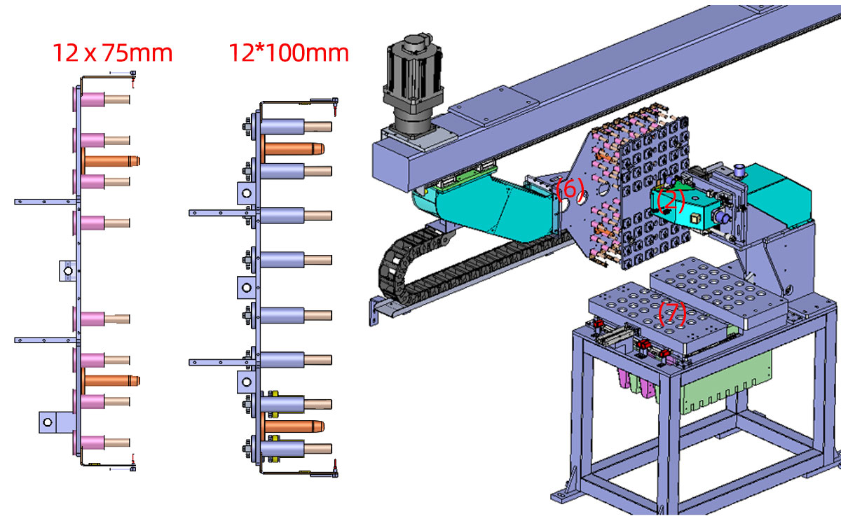 blood tubes collecting solution