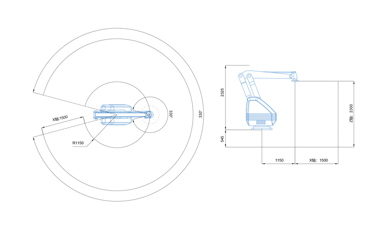 cobot dimension