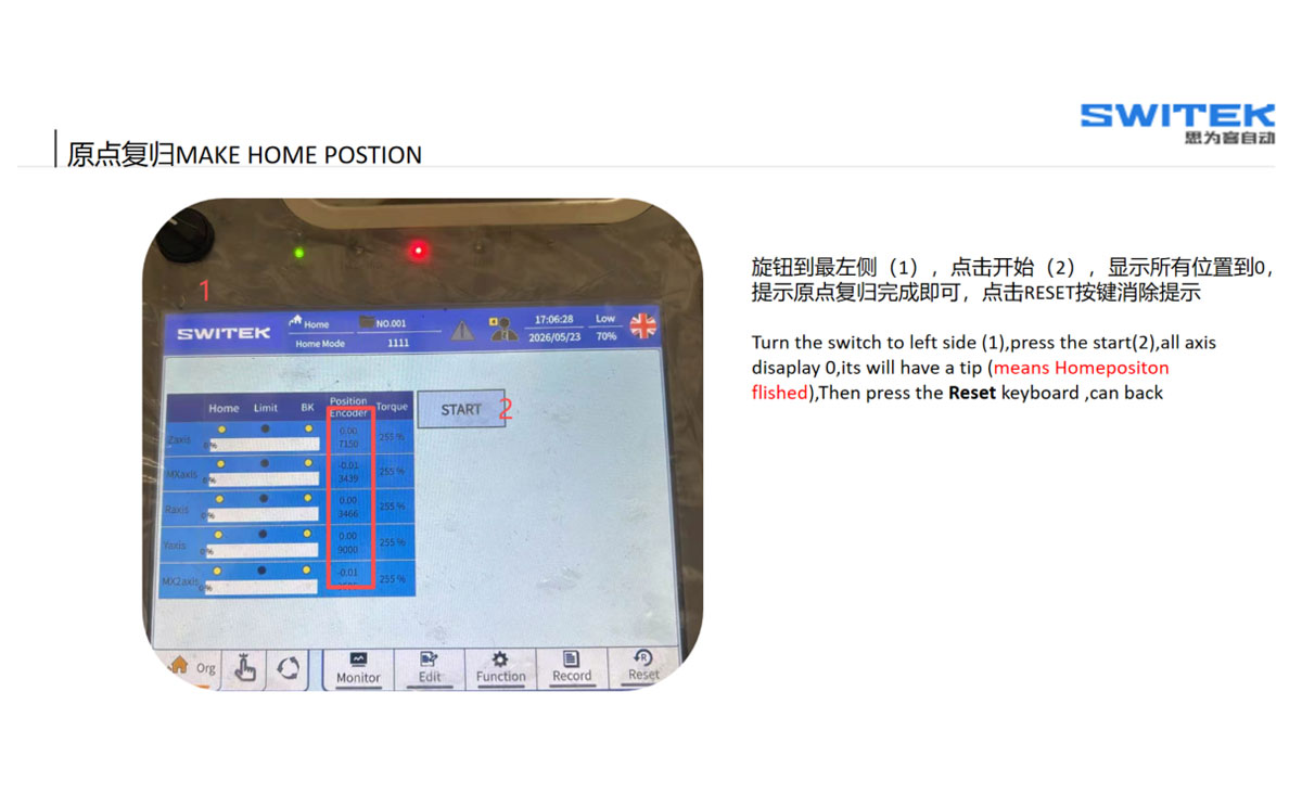 IML Robot Operating